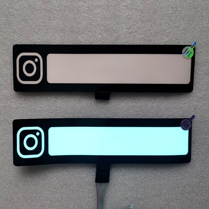 Led Light-Emitting Wanted Window Sticker