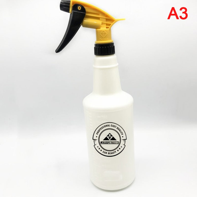 1pc Ultra-fine Water Mist Cylindrical Spray Bottle HDPE Chemical Resistant Spray For QD Liquid Auto detail