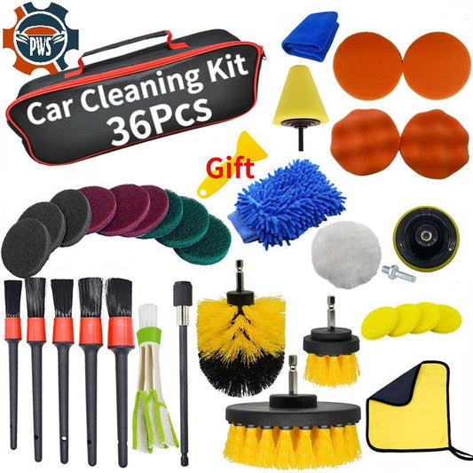 Car Cleaning Kit 36PCS