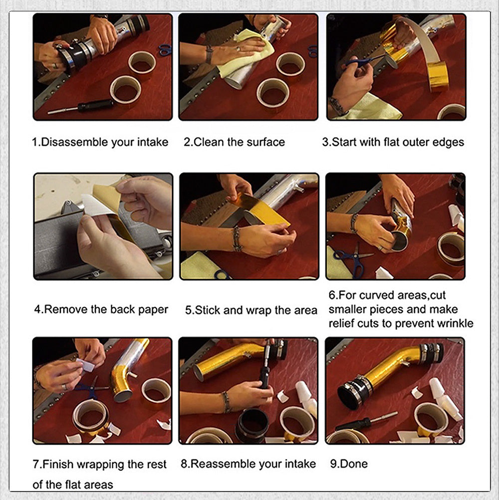 Thermo insolation tape for intake